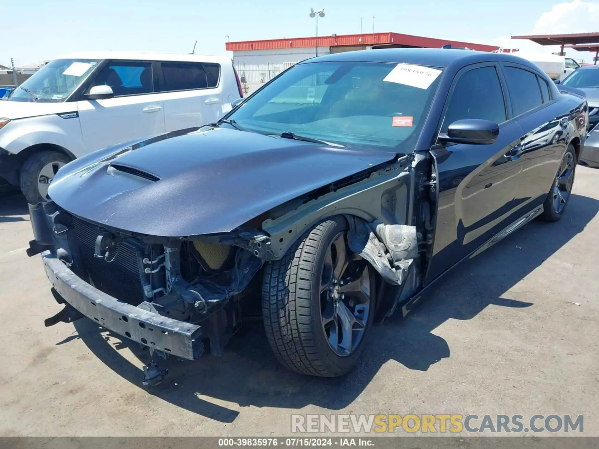 2 Photograph of a damaged car 2C3CDXCT5KH552628 DODGE CHARGER 2019