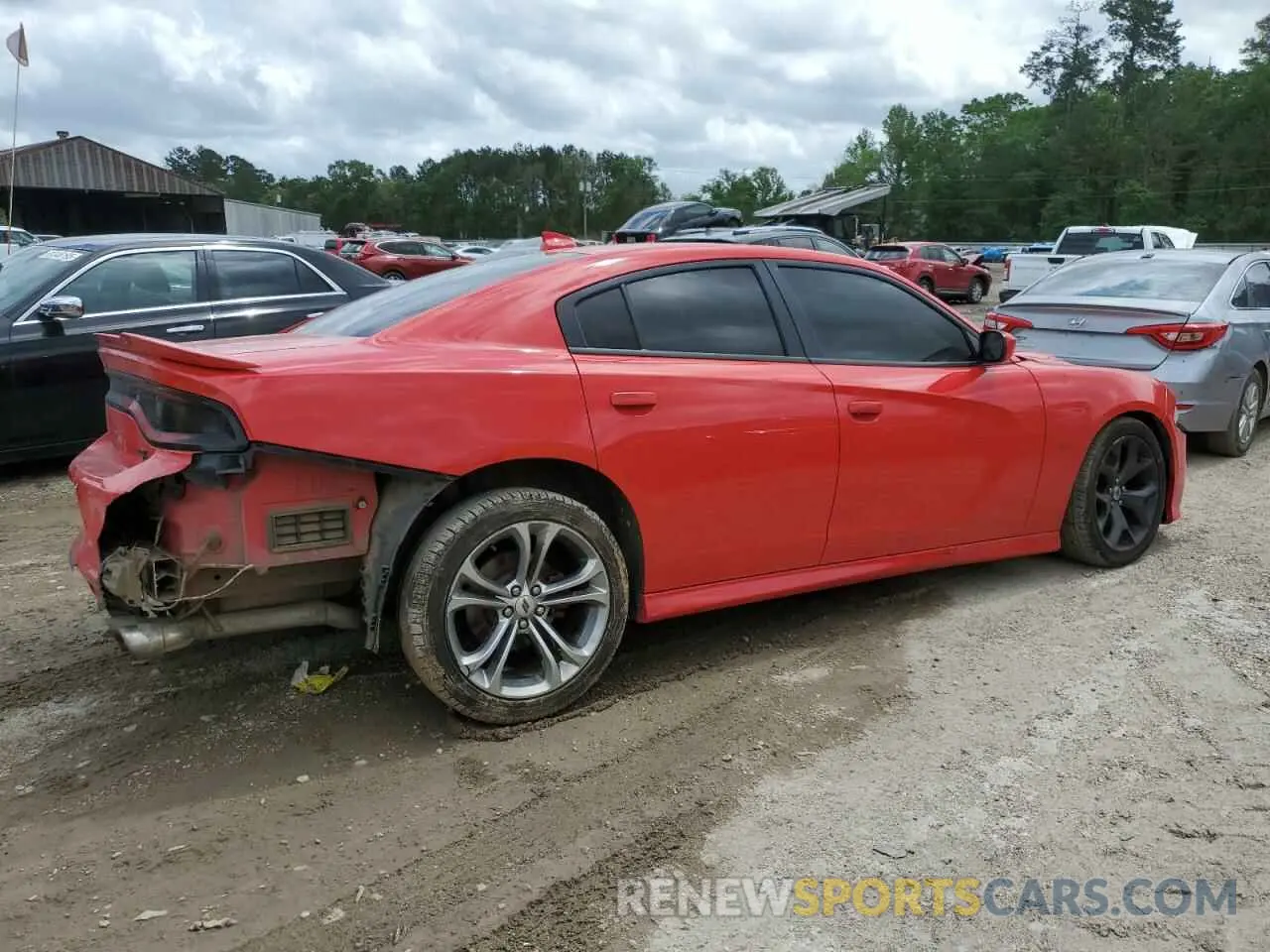 3 Photograph of a damaged car 2C3CDXCT5KH575567 DODGE CHARGER 2019