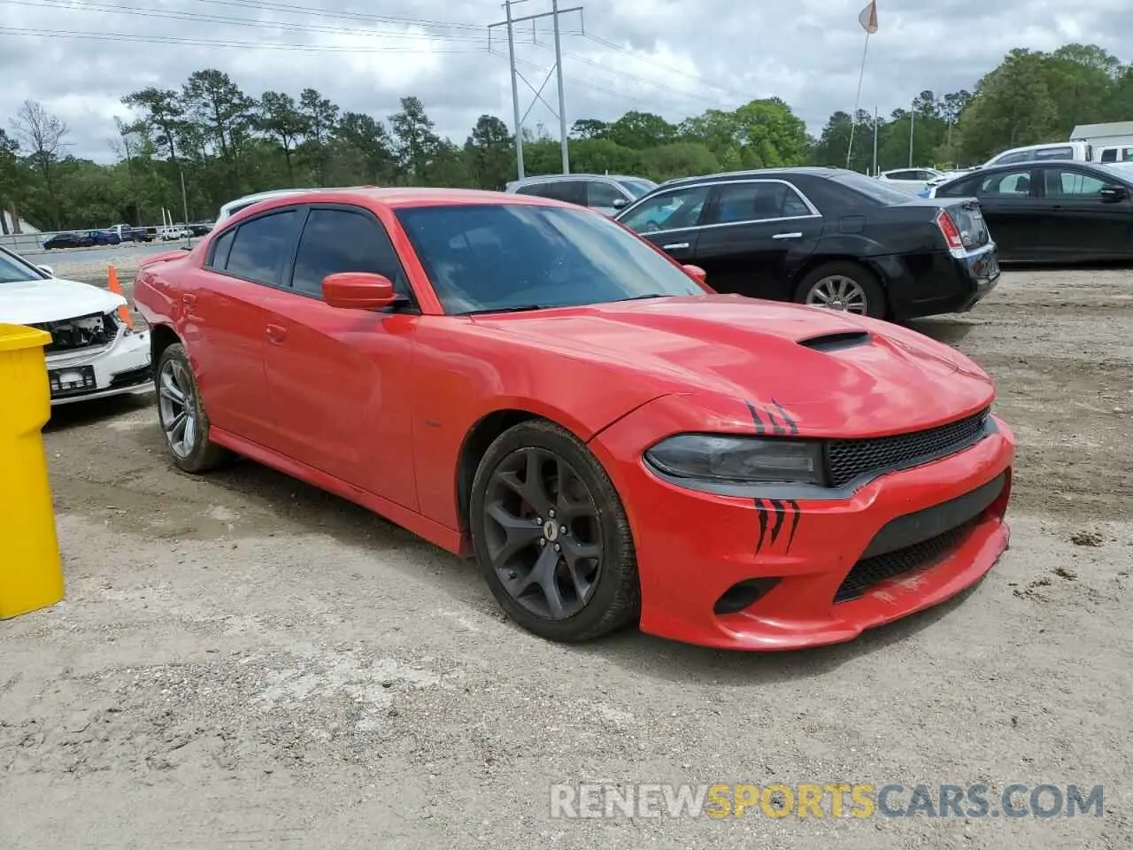 4 Photograph of a damaged car 2C3CDXCT5KH575567 DODGE CHARGER 2019