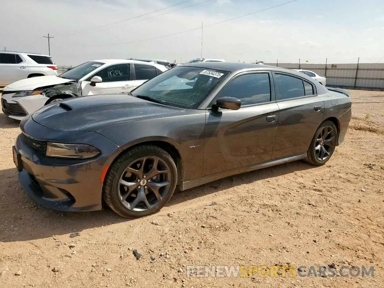 1 Photograph of a damaged car 2C3CDXCT5KH584351 DODGE CHARGER 2019