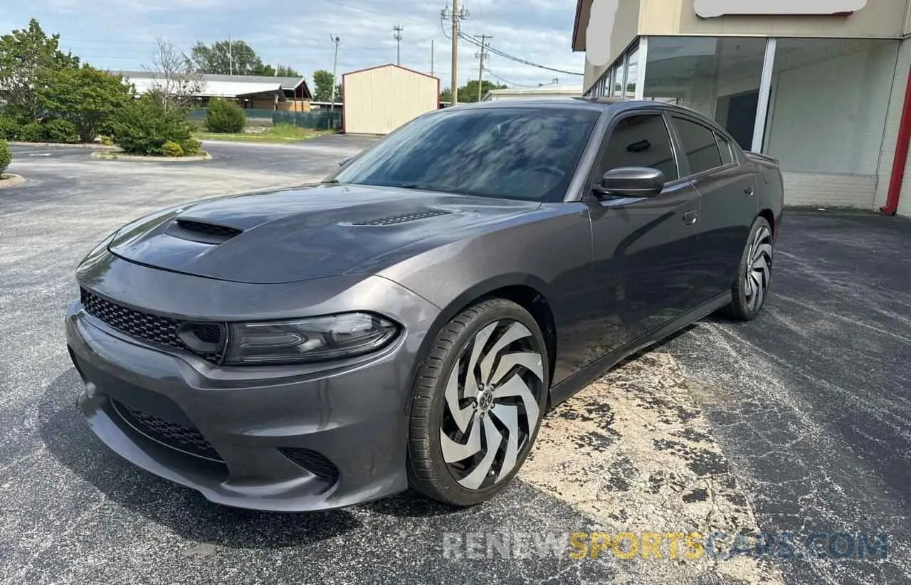 2 Photograph of a damaged car 2C3CDXCT5KH584379 DODGE CHARGER 2019