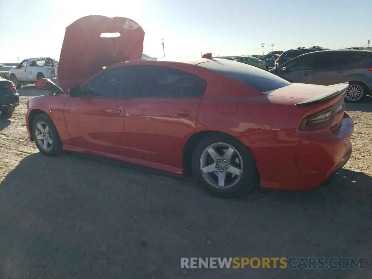 2 Photograph of a damaged car 2C3CDXCT5KH621883 DODGE CHARGER 2019