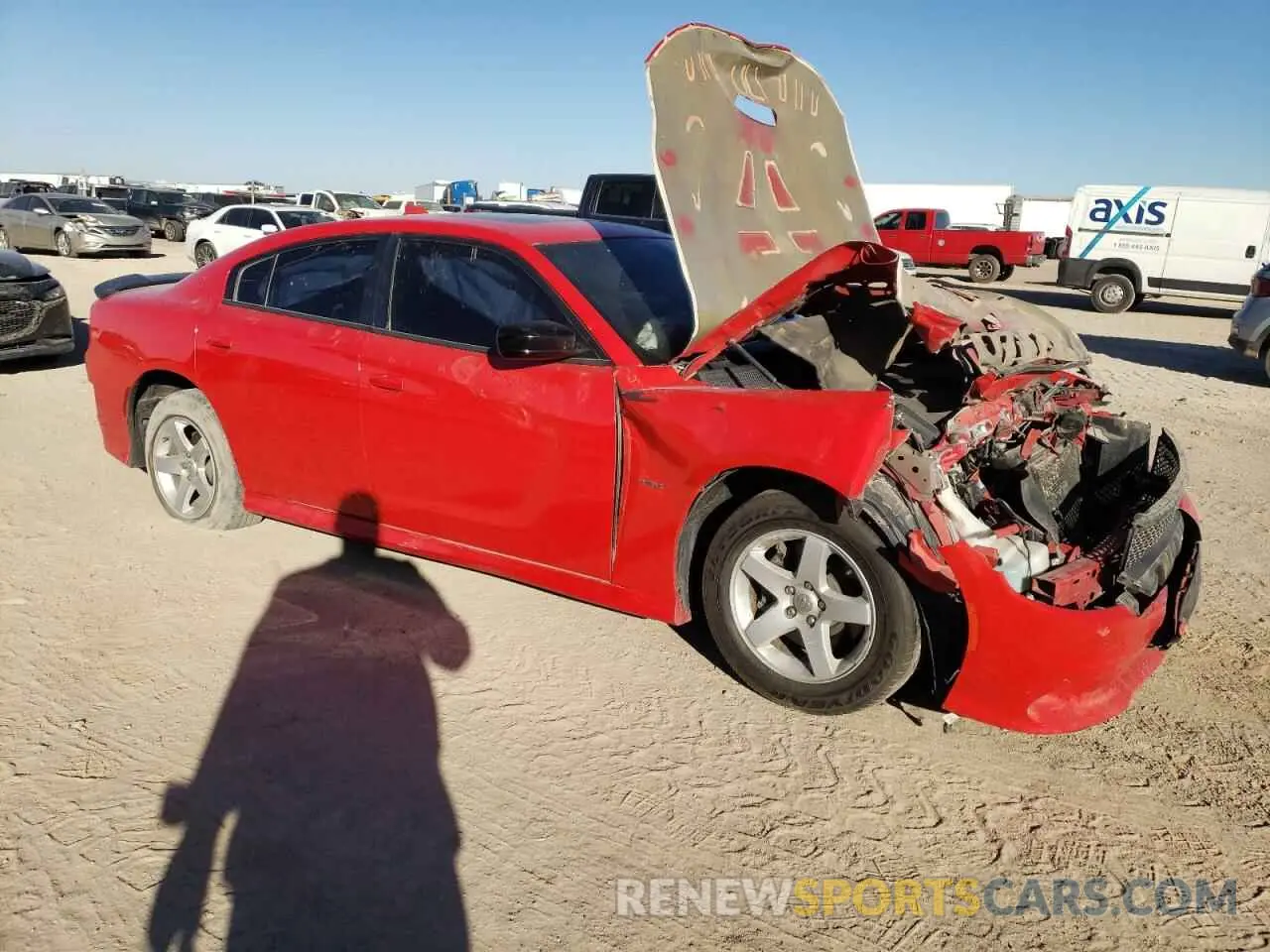 4 Photograph of a damaged car 2C3CDXCT5KH621883 DODGE CHARGER 2019
