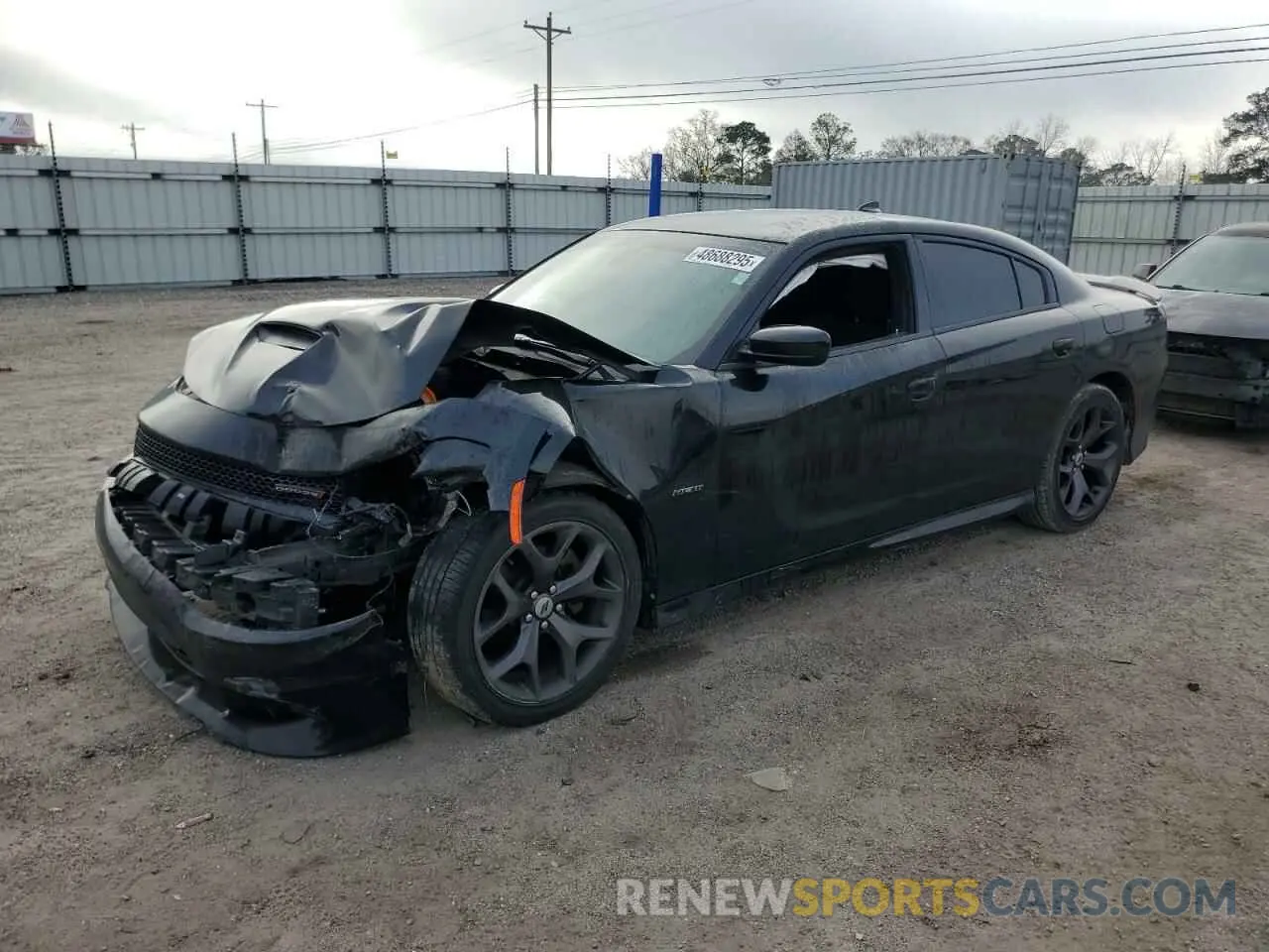 1 Photograph of a damaged car 2C3CDXCT5KH742915 DODGE CHARGER 2019