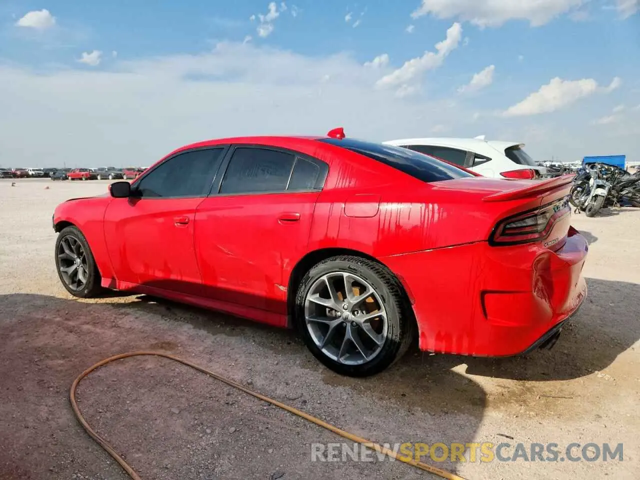 2 Photograph of a damaged car 2C3CDXCT6KH633184 DODGE CHARGER 2019