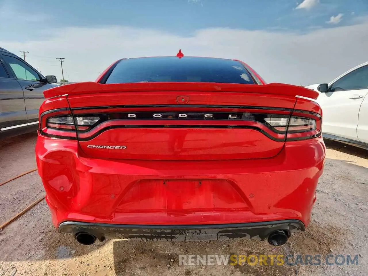6 Photograph of a damaged car 2C3CDXCT6KH633184 DODGE CHARGER 2019