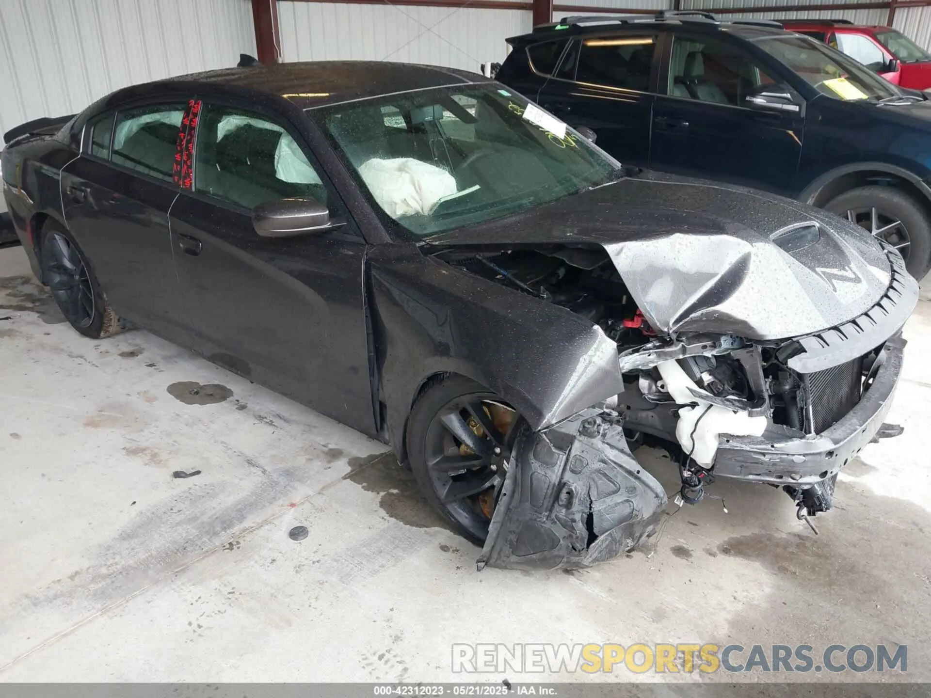 1 Photograph of a damaged car 2C3CDXCT6KH681882 DODGE CHARGER 2019