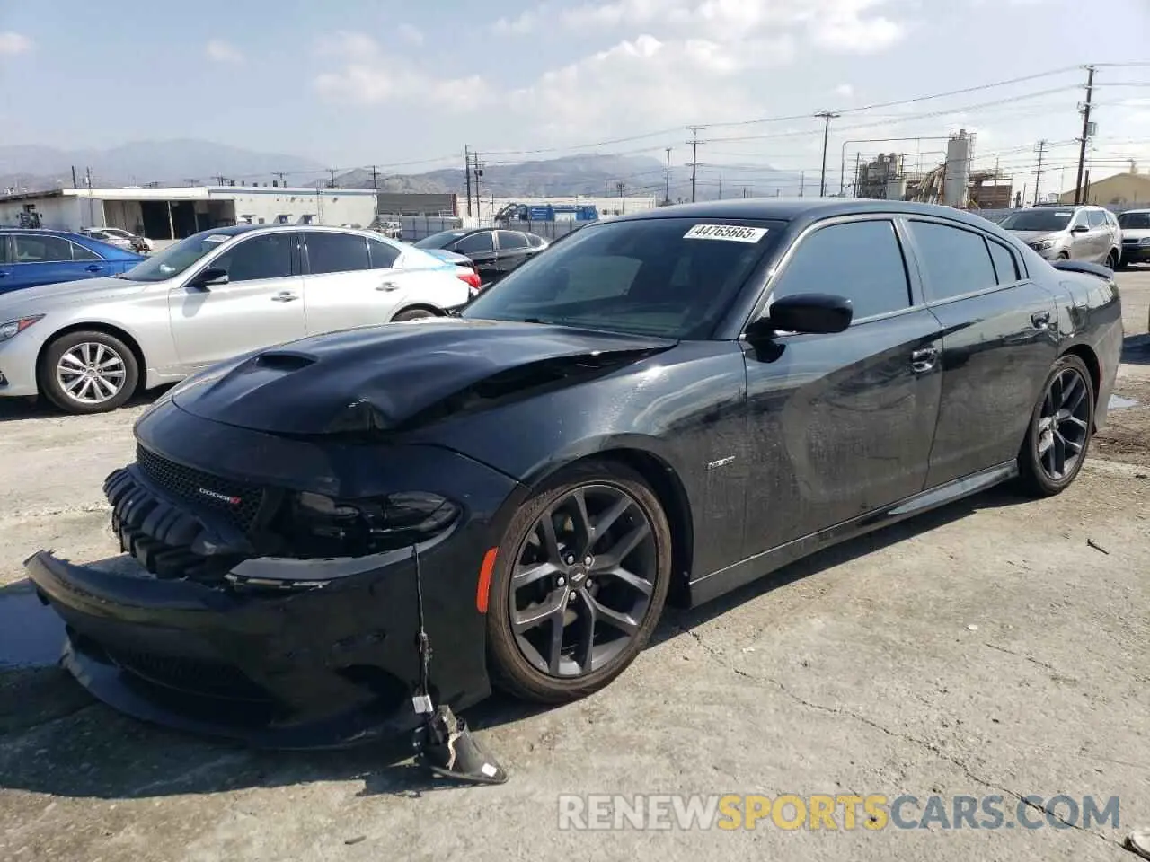 1 Photograph of a damaged car 2C3CDXCT6KH736203 DODGE CHARGER 2019