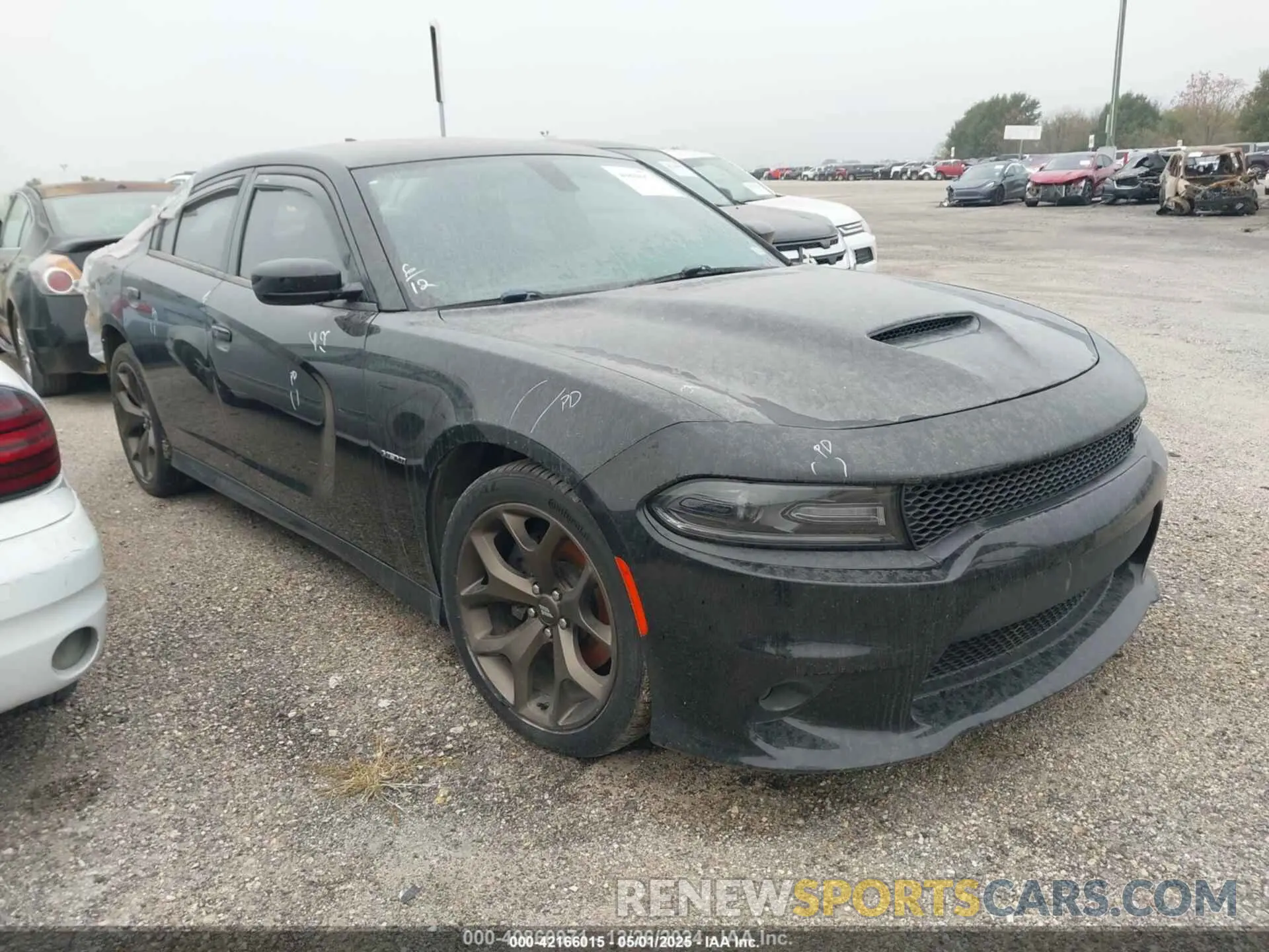 1 Photograph of a damaged car 2C3CDXCT6KH737142 DODGE CHARGER 2019
