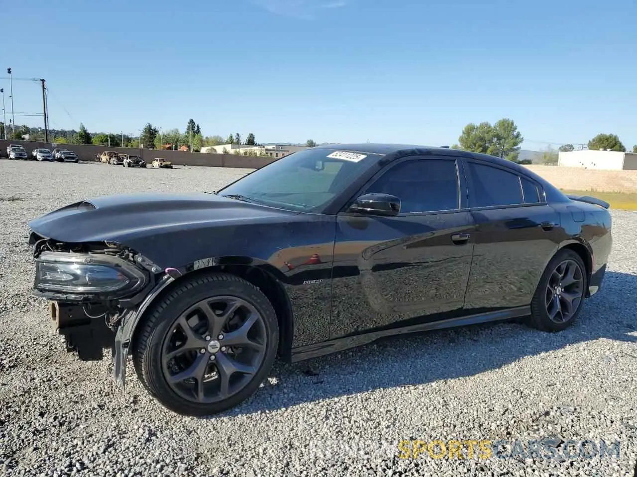 1 Photograph of a damaged car 2C3CDXCT7KH508274 DODGE CHARGER 2019
