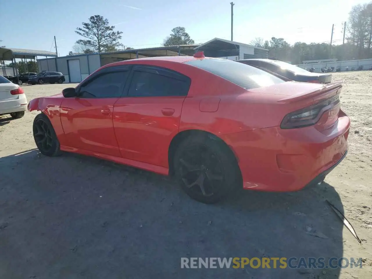 2 Photograph of a damaged car 2C3CDXCT7KH539170 DODGE CHARGER 2019