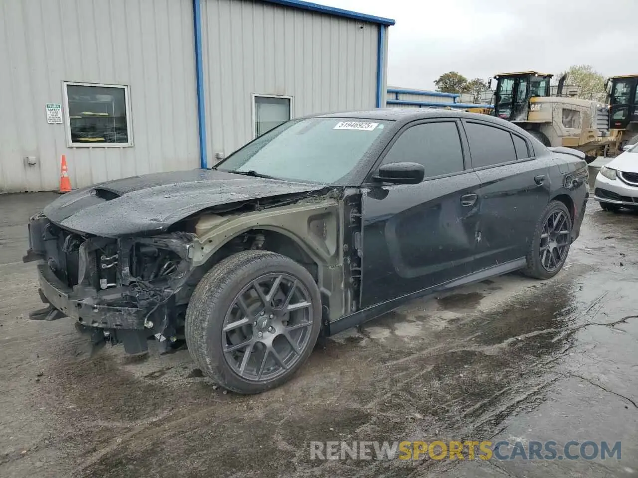 1 Photograph of a damaged car 2C3CDXCT7KH588580 DODGE CHARGER 2019