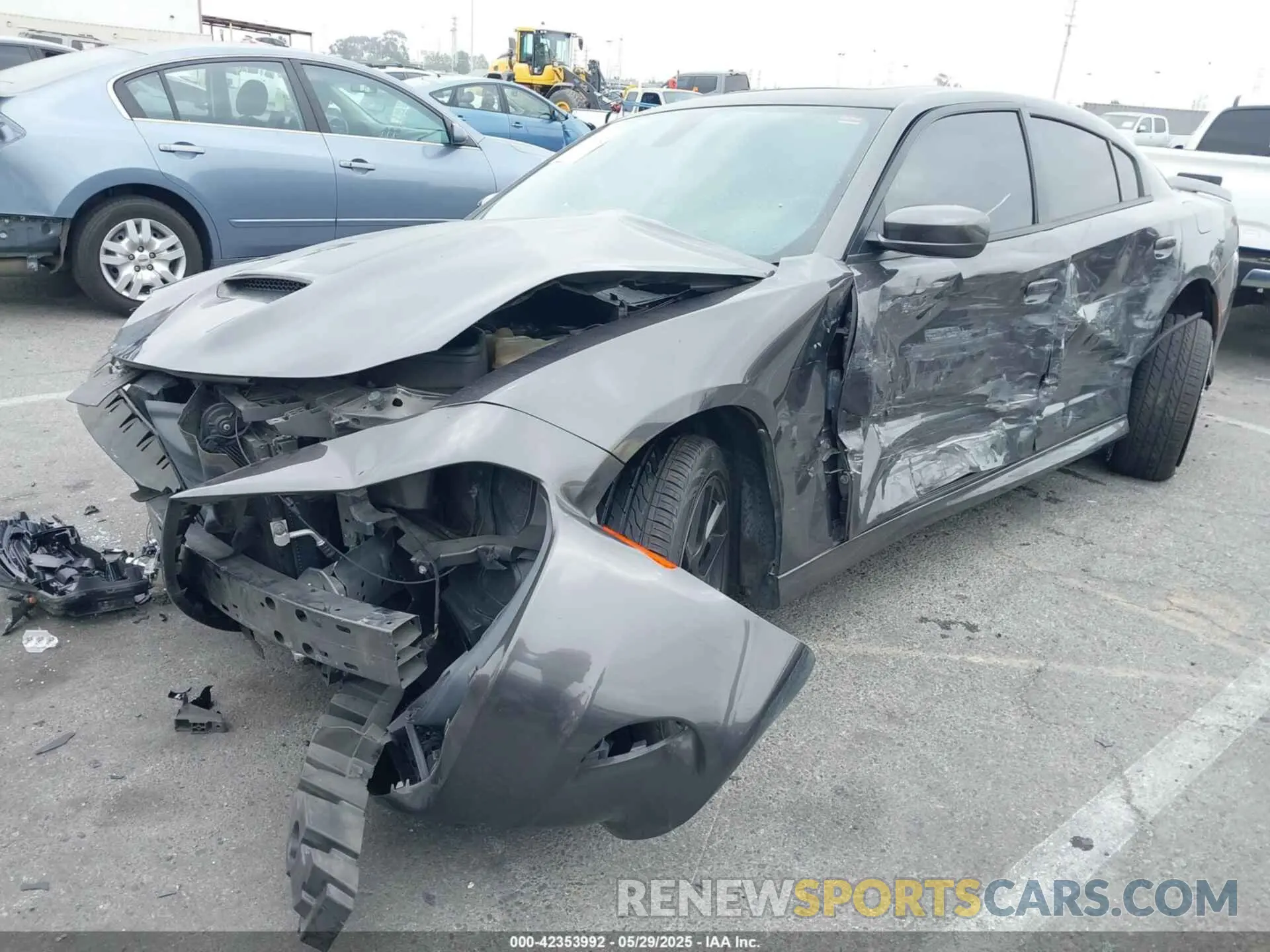 2 Photograph of a damaged car 2C3CDXCT7KH591513 DODGE CHARGER 2019
