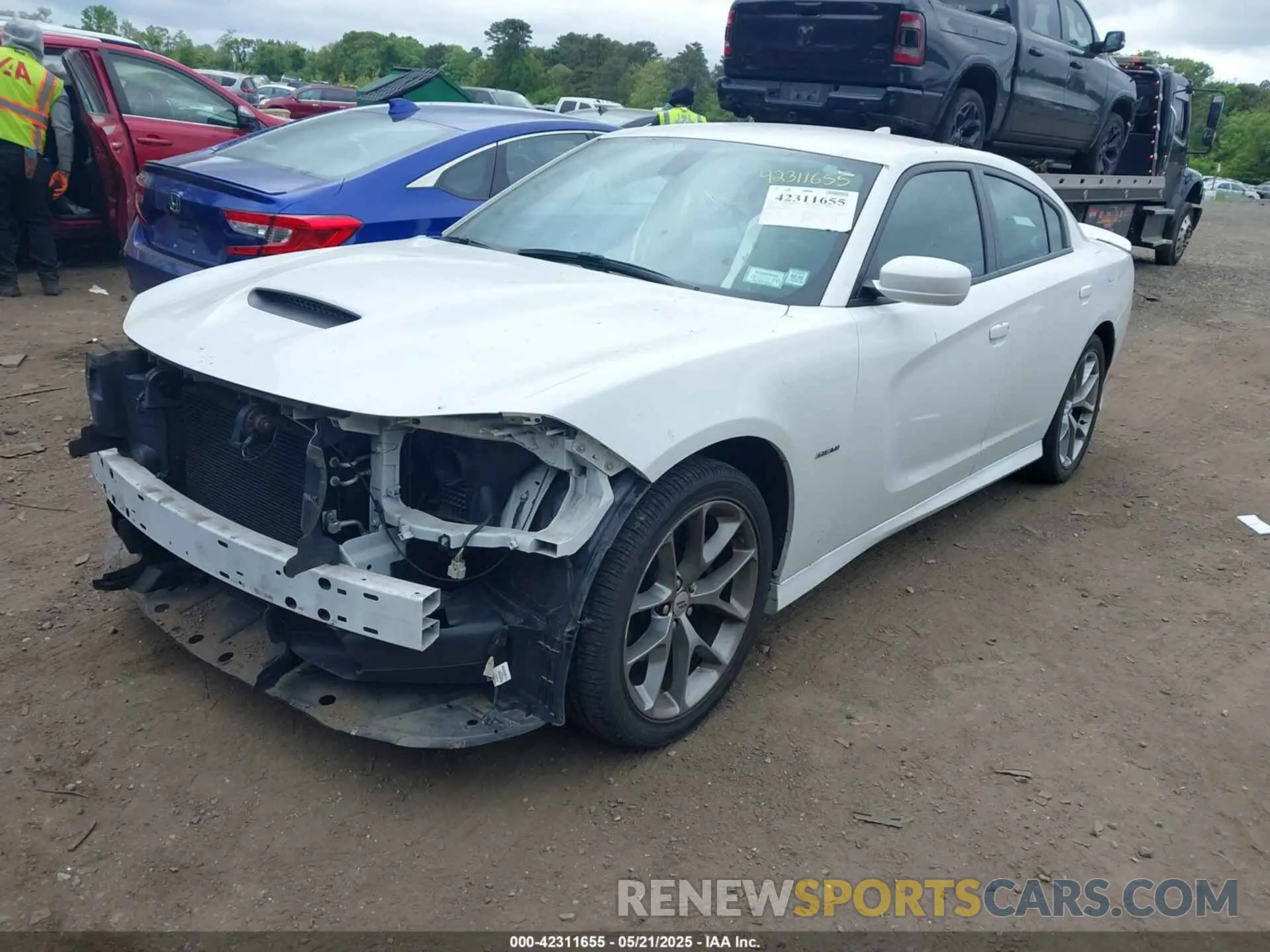 2 Photograph of a damaged car 2C3CDXCT7KH652889 DODGE CHARGER 2019