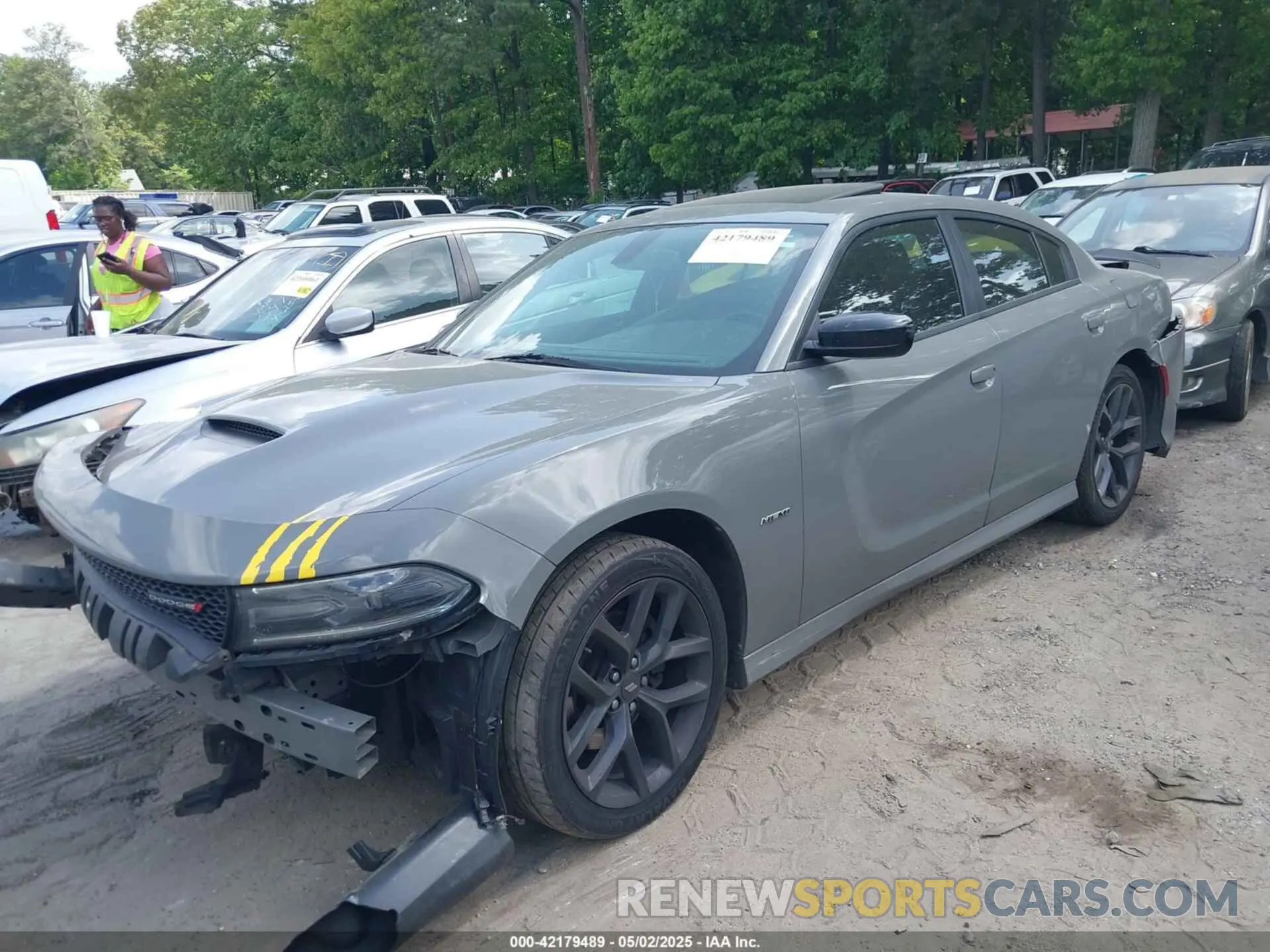 2 Photograph of a damaged car 2C3CDXCT7KH721662 DODGE CHARGER 2019