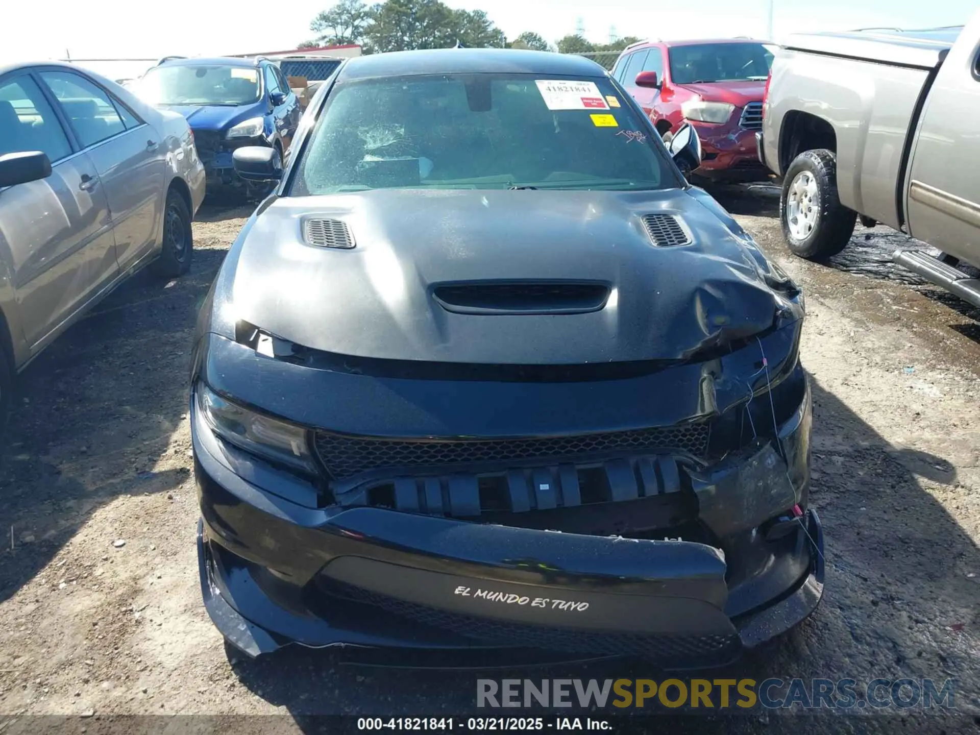 12 Photograph of a damaged car 2C3CDXCT7KH738381 DODGE CHARGER 2019