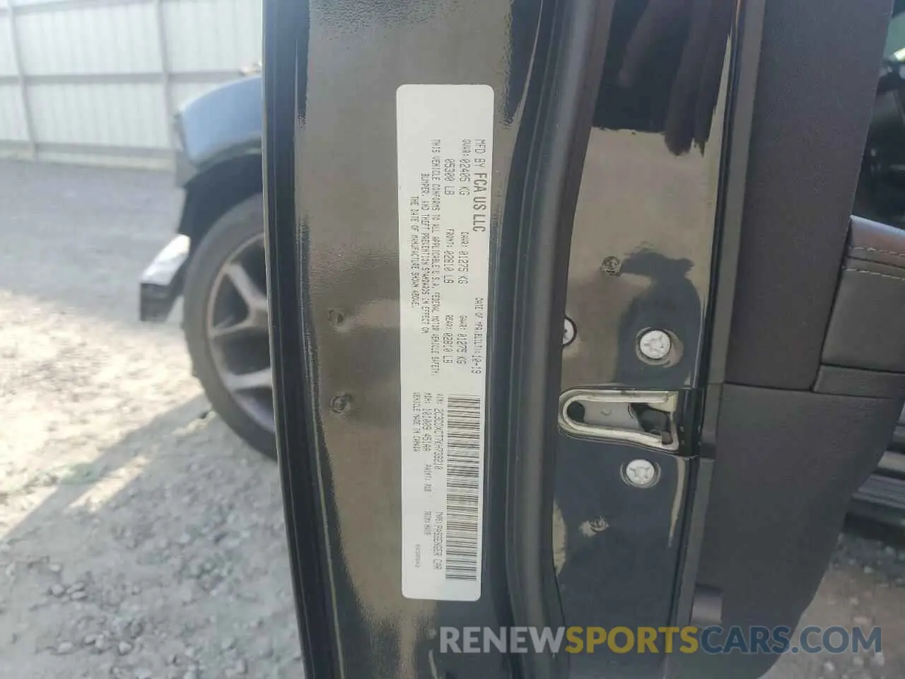 12 Photograph of a damaged car 2C3CDXCT7KH739210 DODGE CHARGER 2019