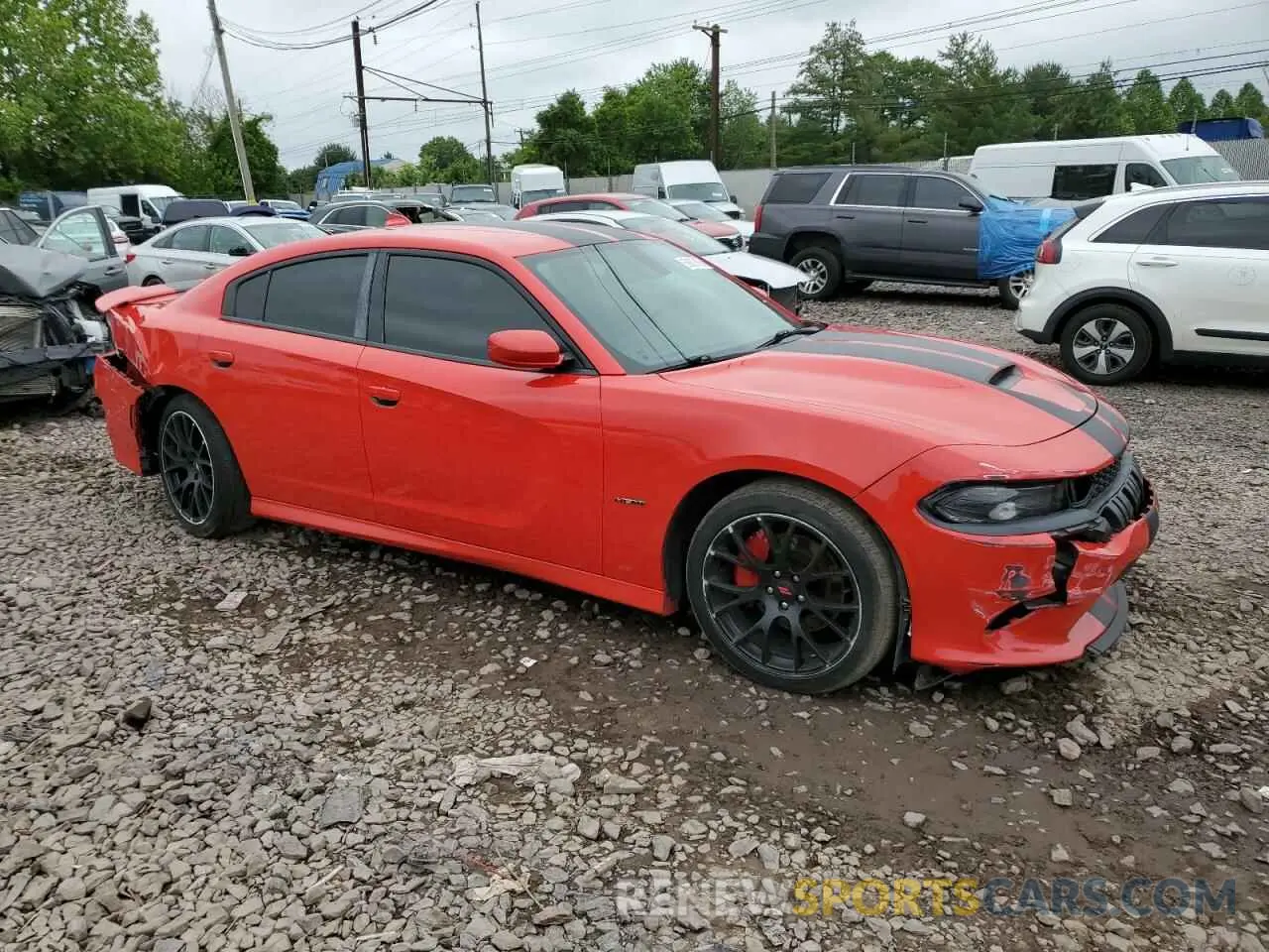 4 Photograph of a damaged car 2C3CDXCT8KH530400 DODGE CHARGER 2019