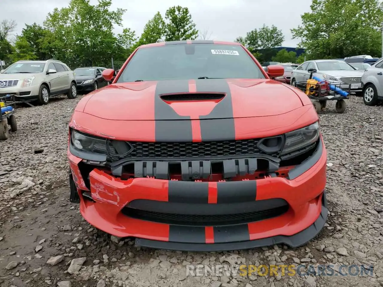 5 Photograph of a damaged car 2C3CDXCT8KH530400 DODGE CHARGER 2019