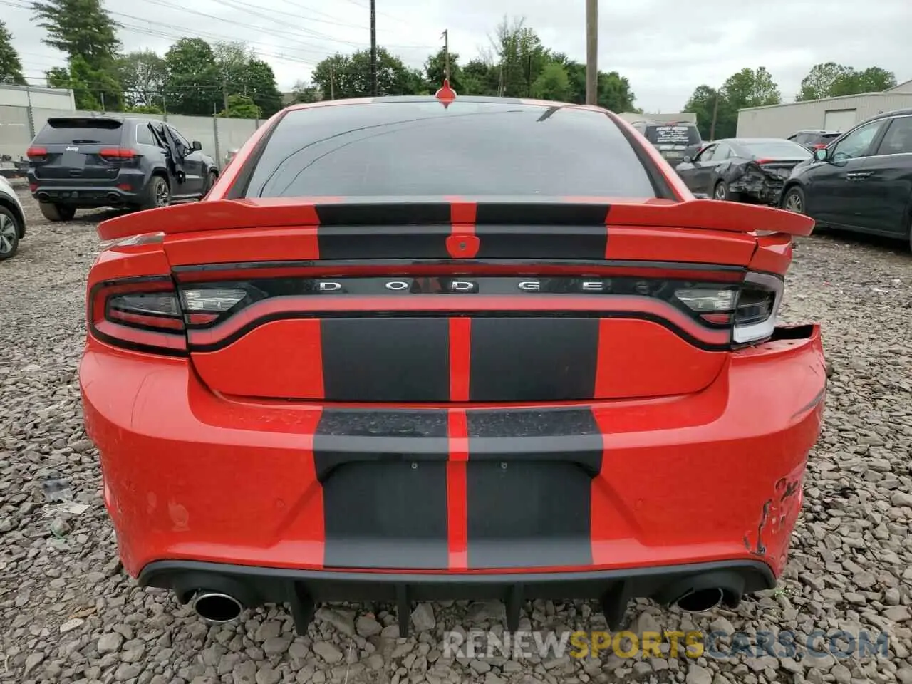 6 Photograph of a damaged car 2C3CDXCT8KH530400 DODGE CHARGER 2019