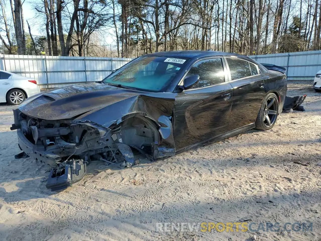1 Photograph of a damaged car 2C3CDXCT8KH539193 DODGE CHARGER 2019