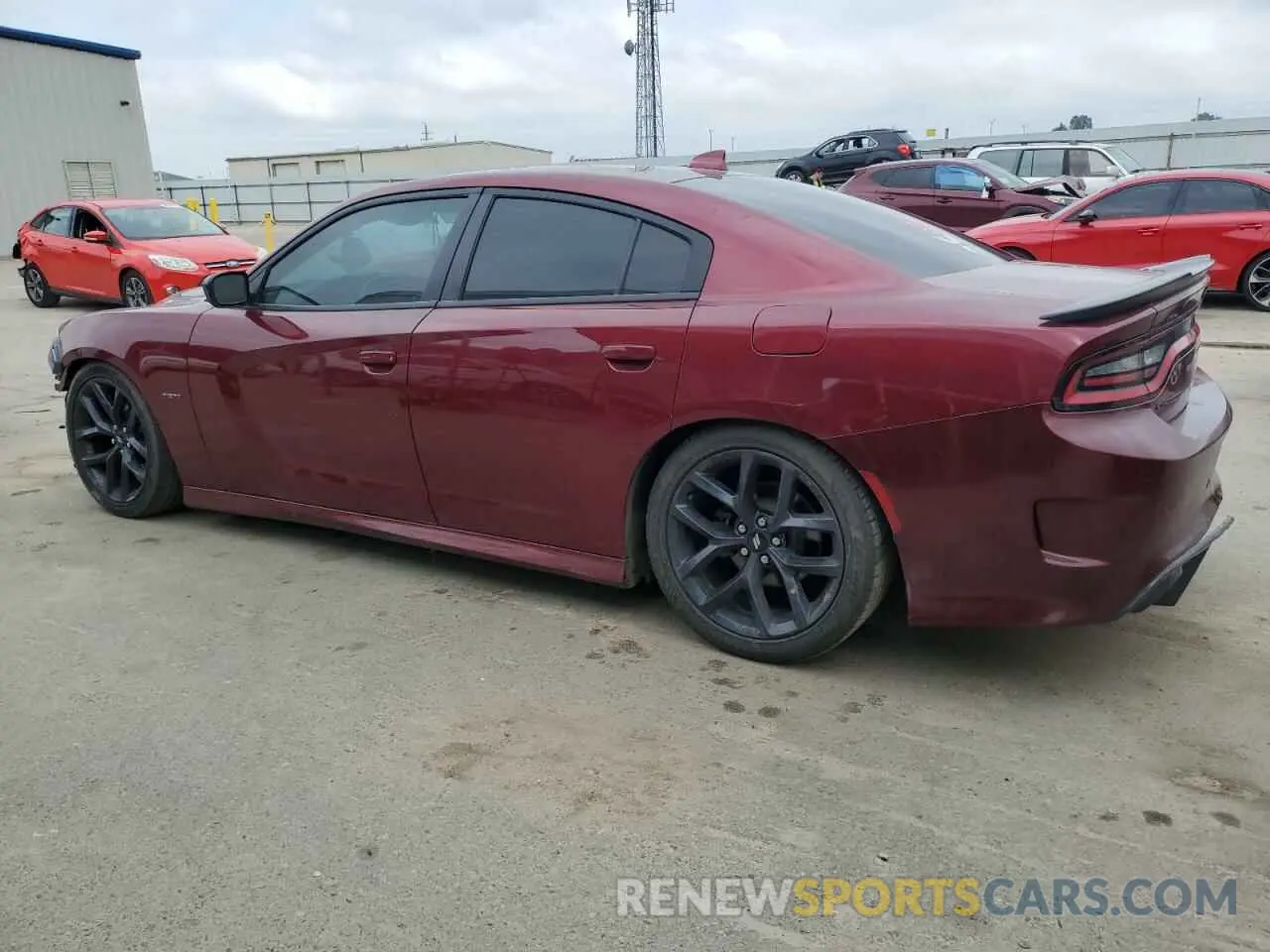 2 Photograph of a damaged car 2C3CDXCT8KH652755 DODGE CHARGER 2019