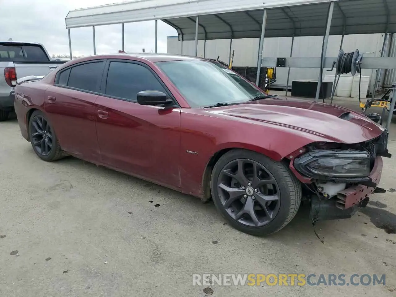 4 Photograph of a damaged car 2C3CDXCT8KH652755 DODGE CHARGER 2019