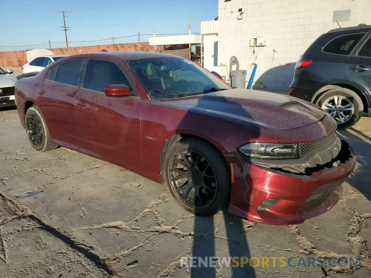 4 Photograph of a damaged car 2C3CDXCT8KH676893 DODGE CHARGER 2019