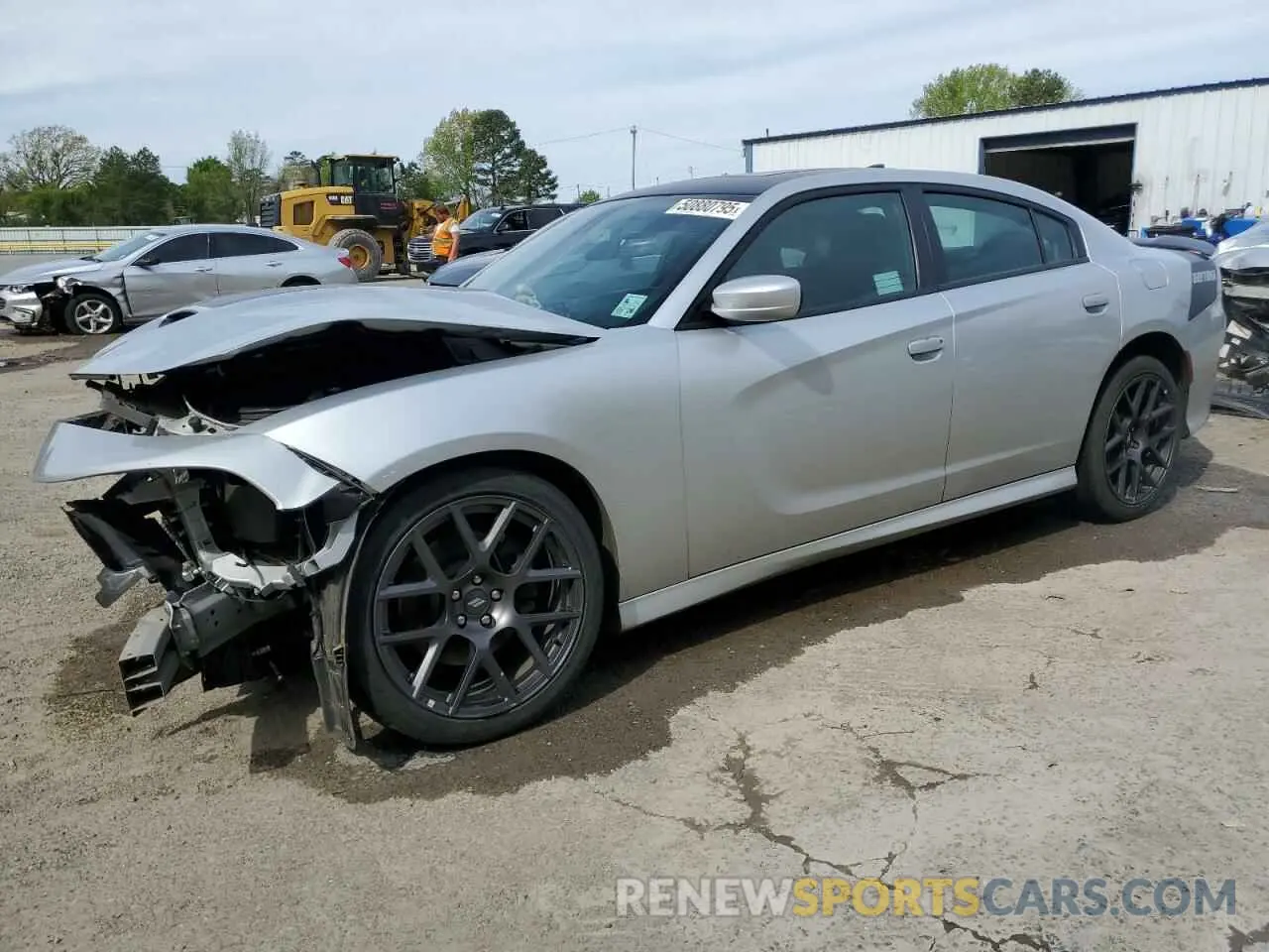 1 Photograph of a damaged car 2C3CDXCT8KH729804 DODGE CHARGER 2019