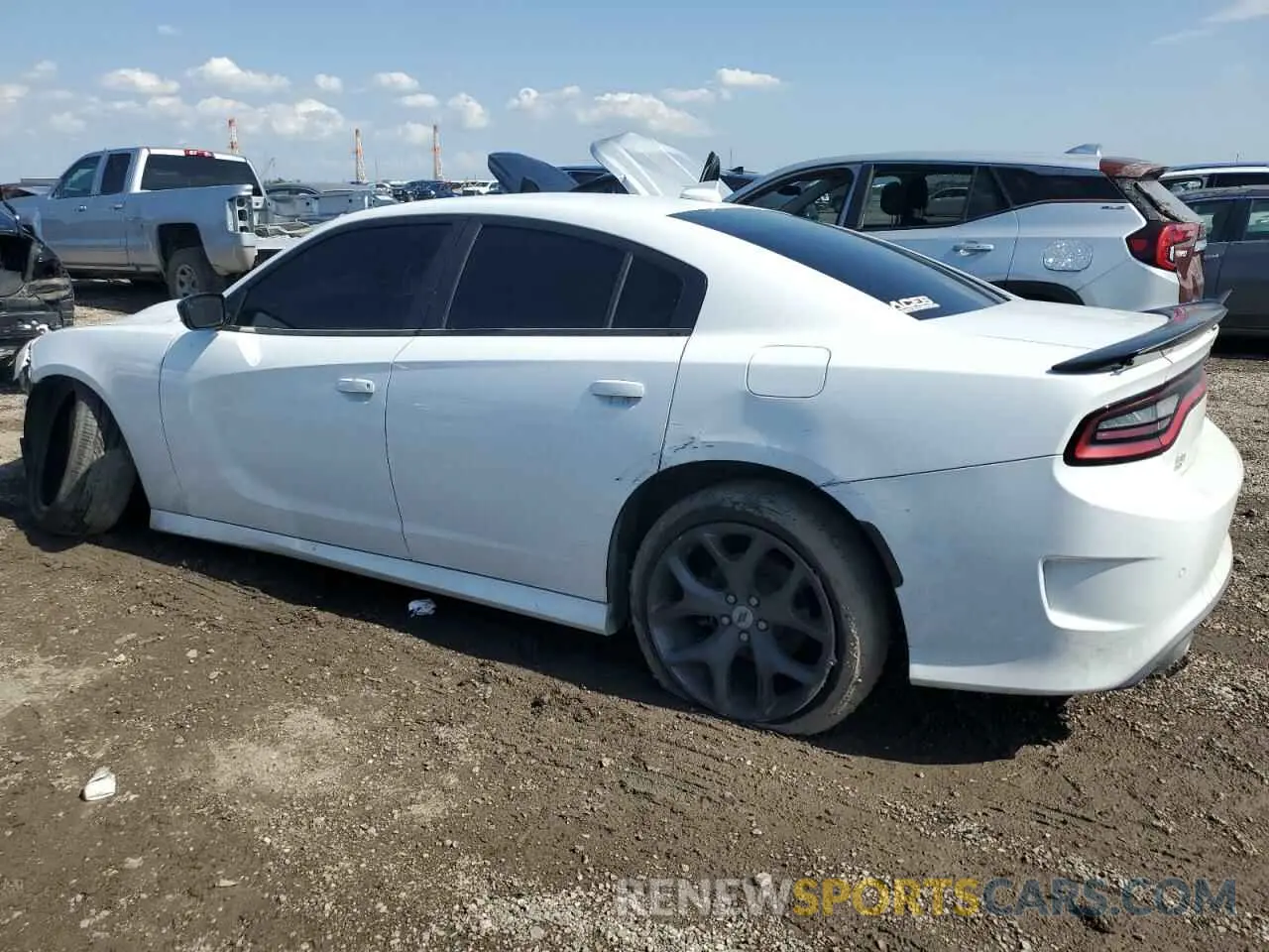 2 Photograph of a damaged car 2C3CDXCT9KH607338 DODGE CHARGER 2019