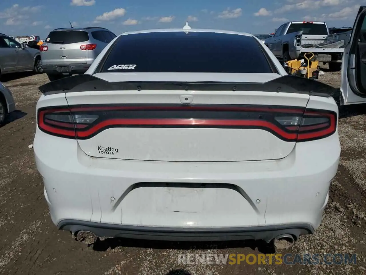 6 Photograph of a damaged car 2C3CDXCT9KH607338 DODGE CHARGER 2019