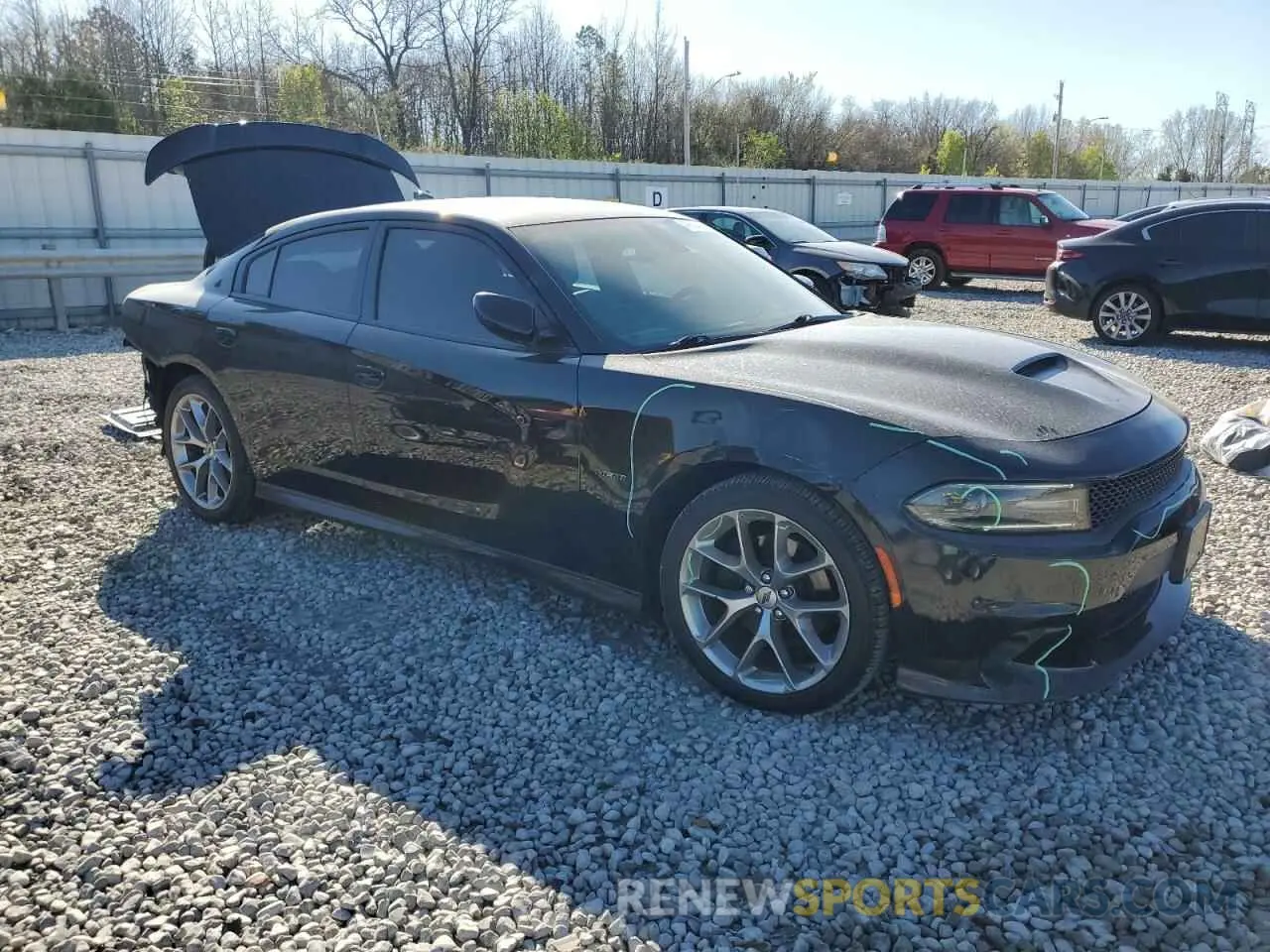 4 Photograph of a damaged car 2C3CDXCT9KH629890 DODGE CHARGER 2019