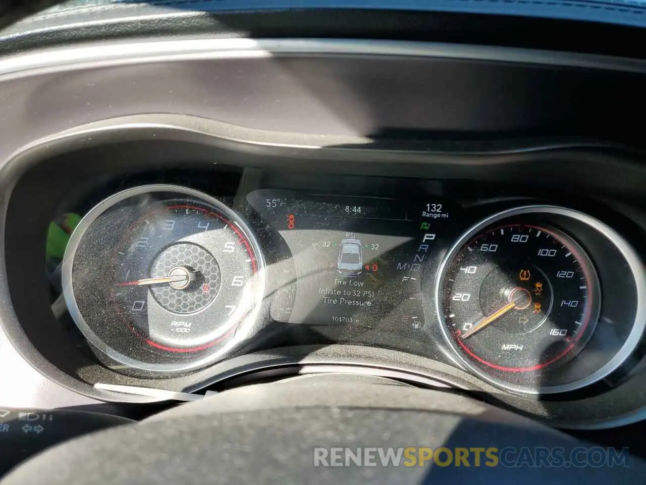 9 Photograph of a damaged car 2C3CDXCT9KH629890 DODGE CHARGER 2019