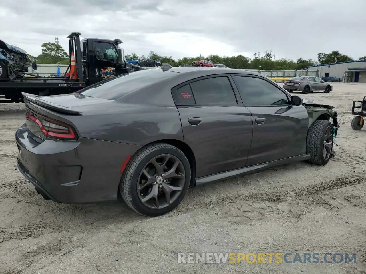 3 Photograph of a damaged car 2C3CDXCT9KH740536 DODGE CHARGER 2019