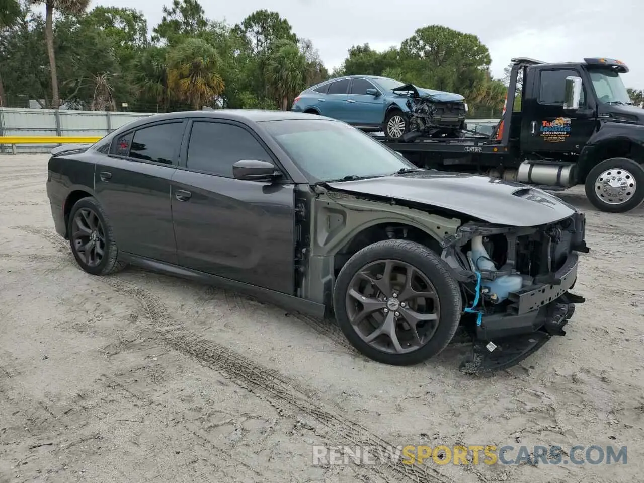 4 Photograph of a damaged car 2C3CDXCT9KH740536 DODGE CHARGER 2019