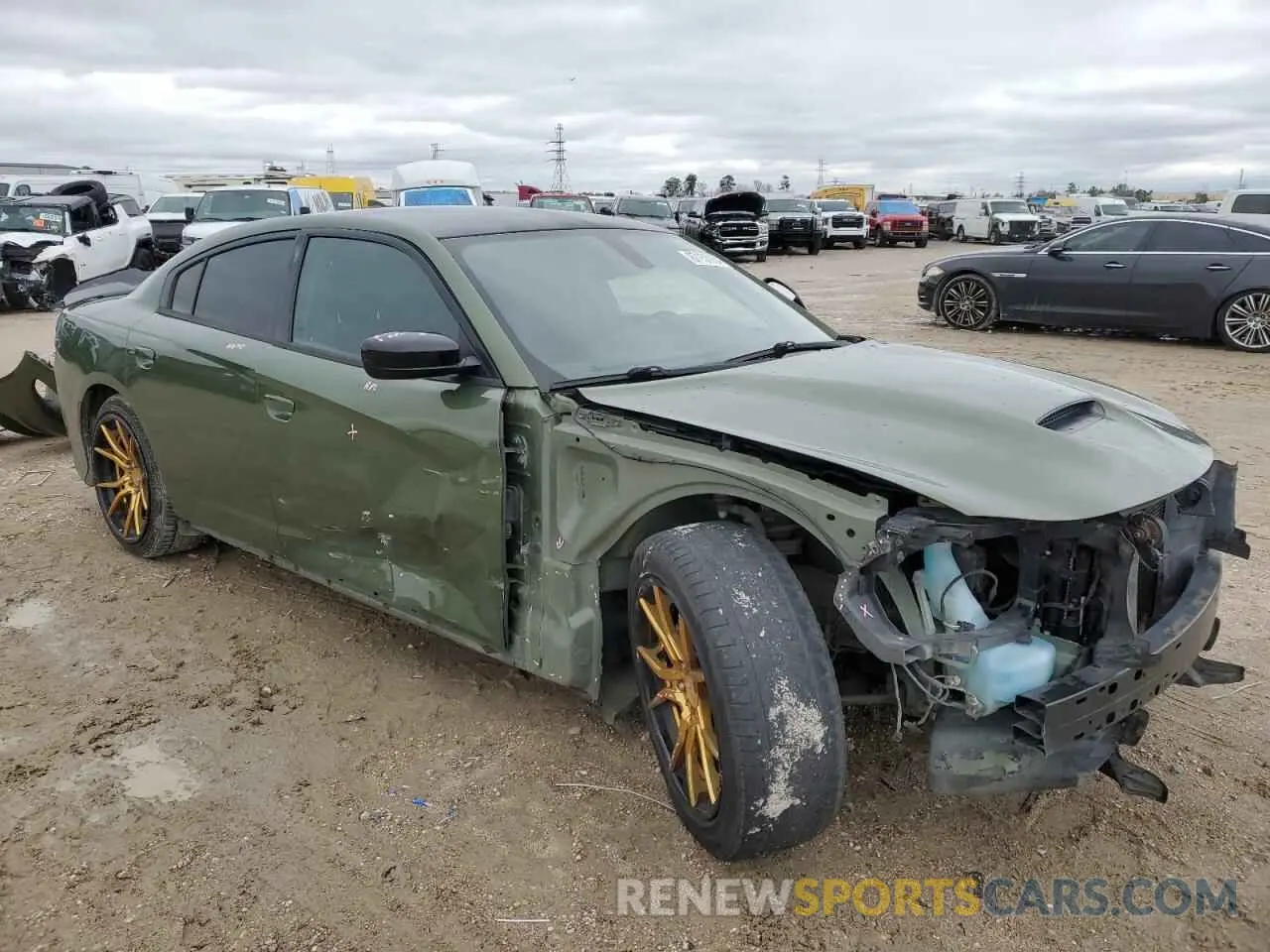 4 Photograph of a damaged car 2C3CDXCTXKH507104 DODGE CHARGER 2019