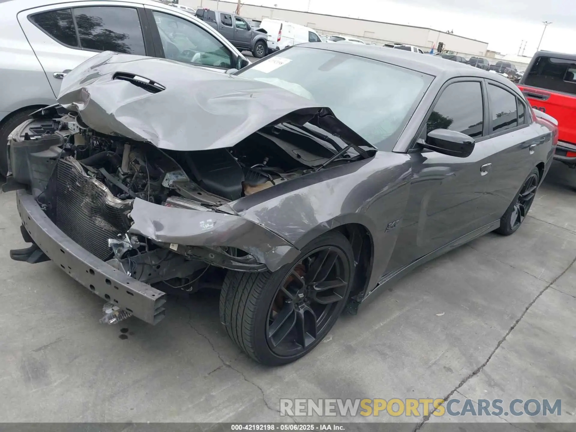 2 Photograph of a damaged car 2C3CDXCTXKH542225 DODGE CHARGER 2019