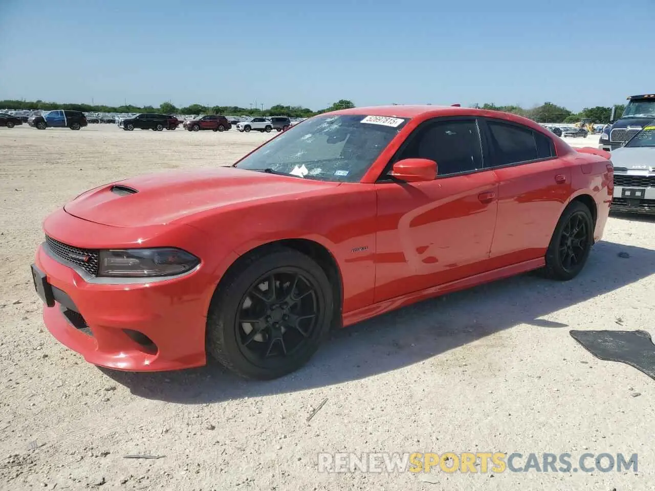 1 Photograph of a damaged car 2C3CDXCTXKH584457 DODGE CHARGER 2019