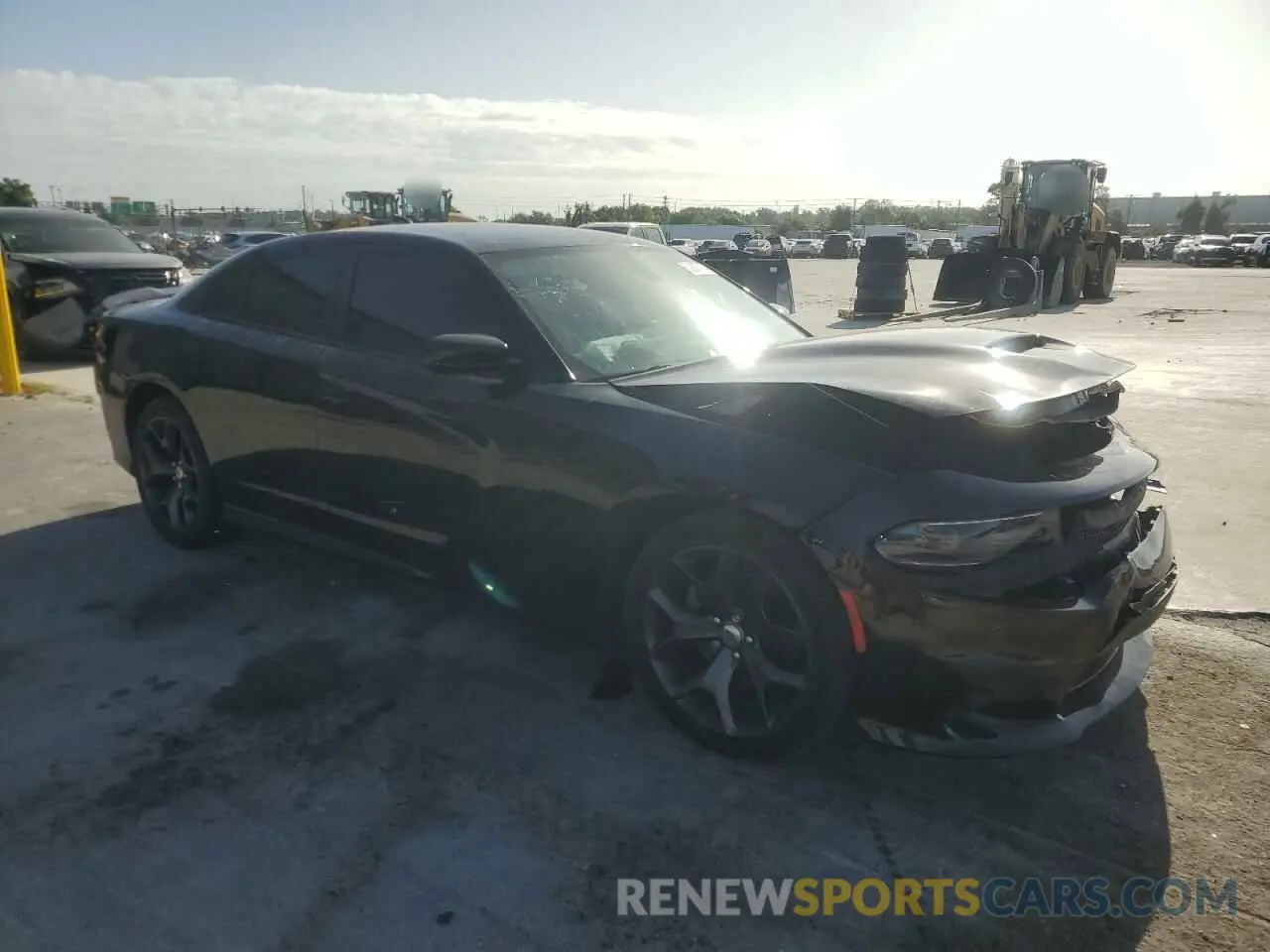 4 Photograph of a damaged car 2C3CDXCTXKH740559 DODGE CHARGER 2019