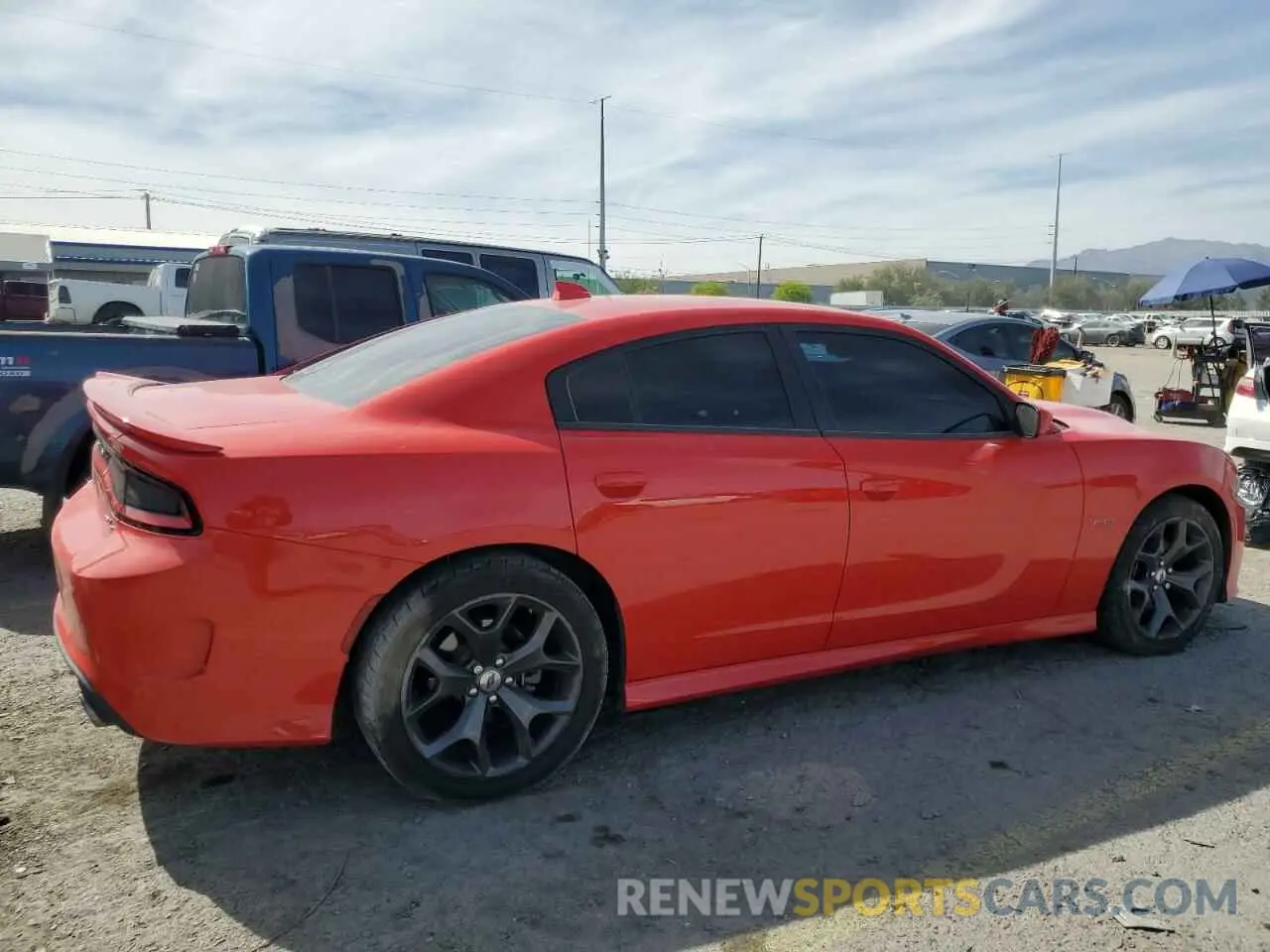 3 Photograph of a damaged car 2C3CDXCTXKH749147 DODGE CHARGER 2019