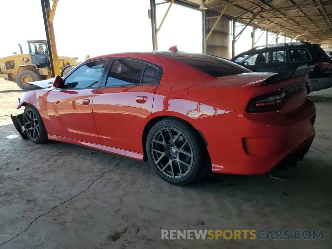 2 Photograph of a damaged car 2C3CDXCTXKH749293 DODGE CHARGER 2019