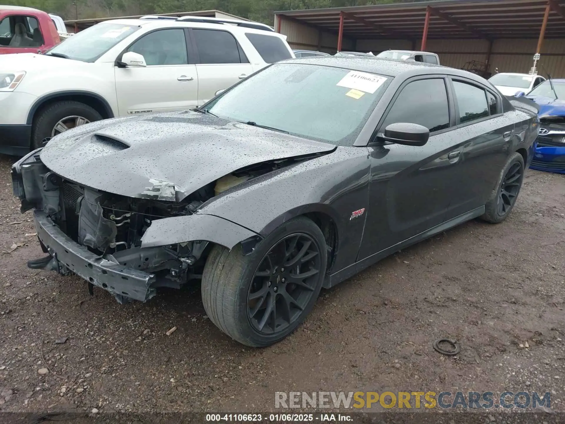 2 Photograph of a damaged car 2C3CDXGJ0KH576635 DODGE CHARGER 2019