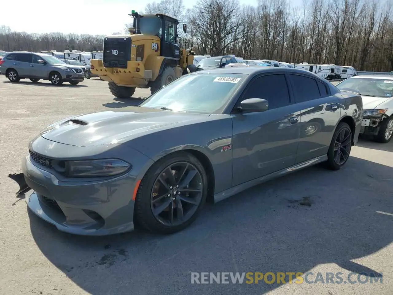 1 Photograph of a damaged car 2C3CDXGJ0KH614767 DODGE CHARGER 2019