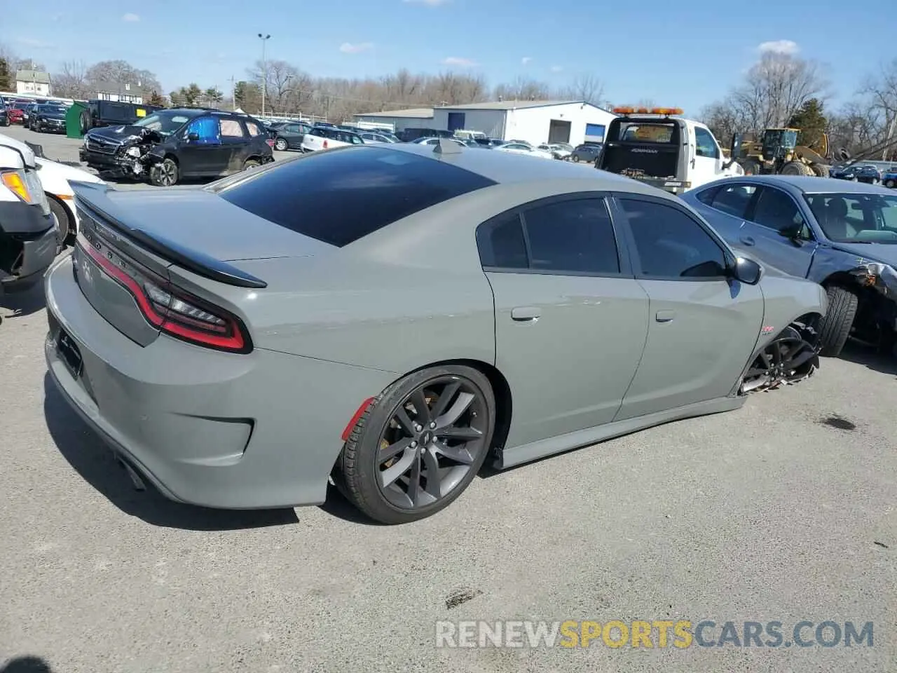 3 Photograph of a damaged car 2C3CDXGJ0KH614767 DODGE CHARGER 2019