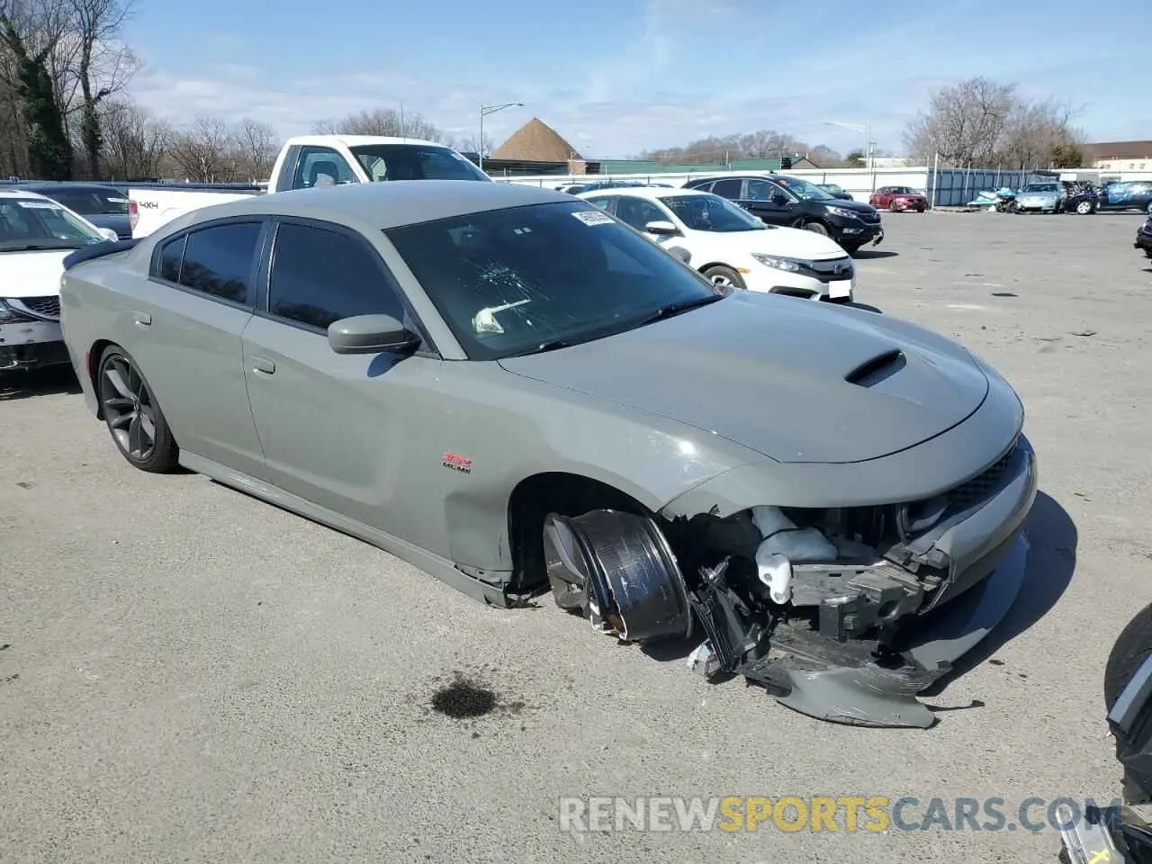 4 Photograph of a damaged car 2C3CDXGJ0KH614767 DODGE CHARGER 2019