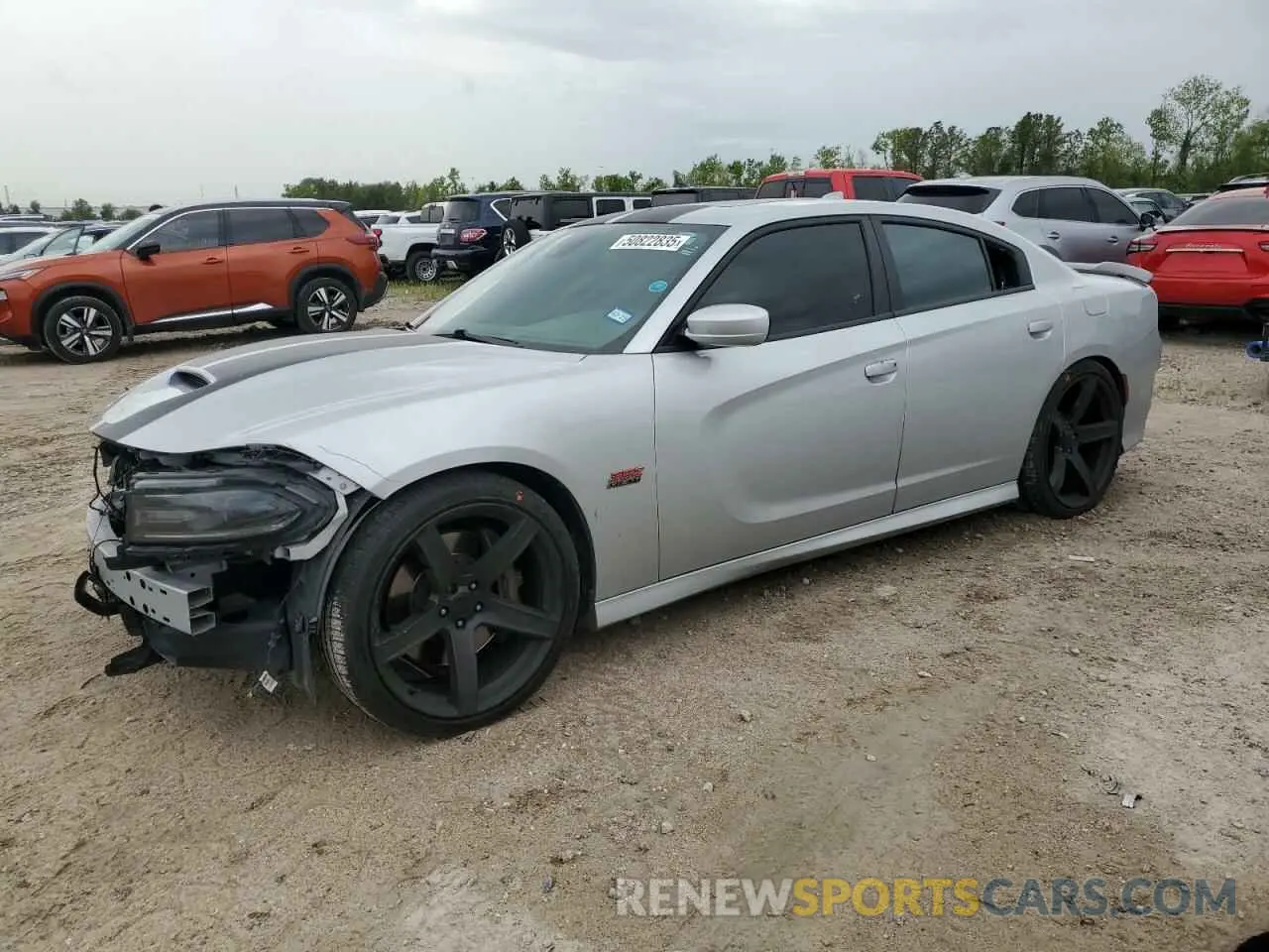 1 Photograph of a damaged car 2C3CDXGJ0KH688805 DODGE CHARGER 2019