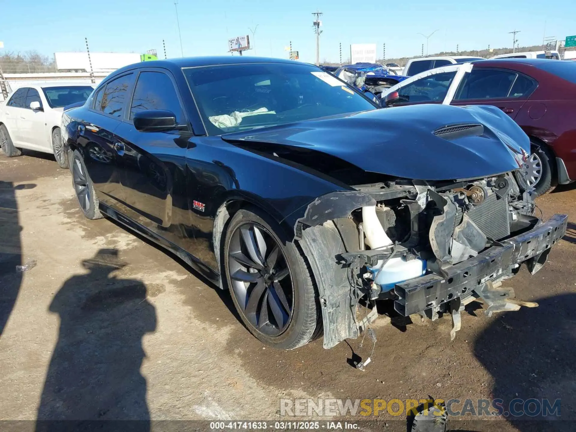 1 Photograph of a damaged car 2C3CDXGJ1KH506951 DODGE CHARGER 2019