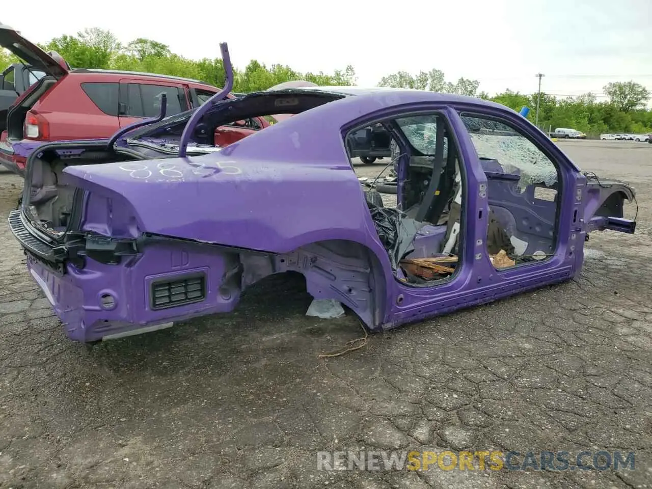 3 Photograph of a damaged car 2C3CDXGJ1KH518825 DODGE CHARGER 2019