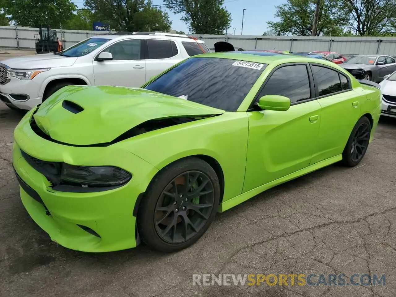 1 Photograph of a damaged car 2C3CDXGJ1KH622134 DODGE CHARGER 2019