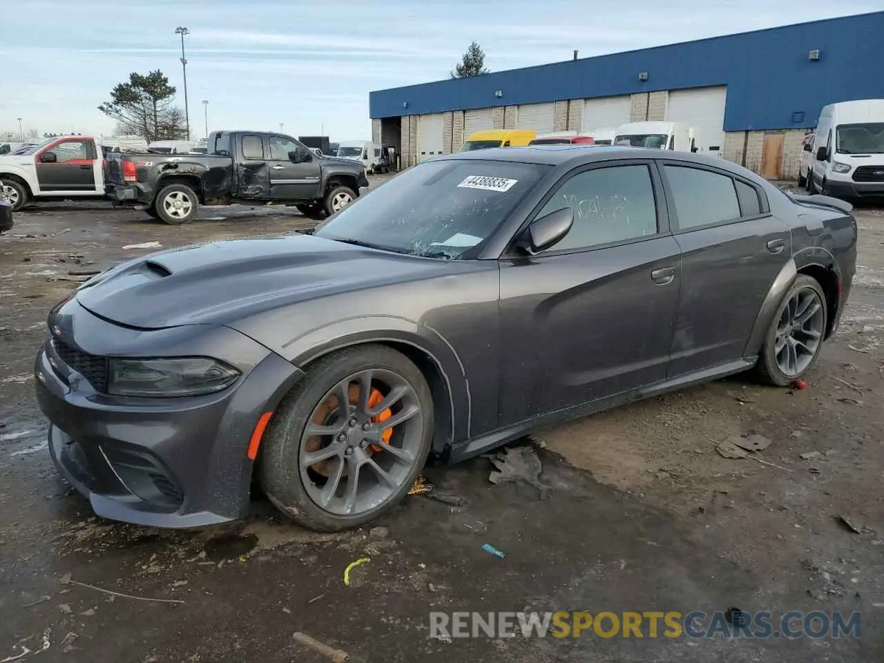 1 Photograph of a damaged car 2C3CDXGJ1KH665114 DODGE CHARGER 2019
